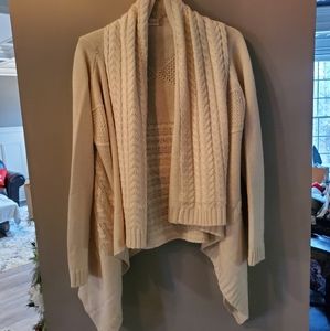 Altar'd State Cream Kerchief Cardigan Sweater - Med. NWOT!